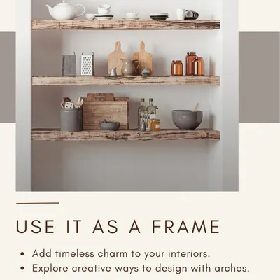 This series explores five stunning ways to add arches to your home. First, use them as a frame. Arches can add timeless charm and provide a creative architectural element to any room.