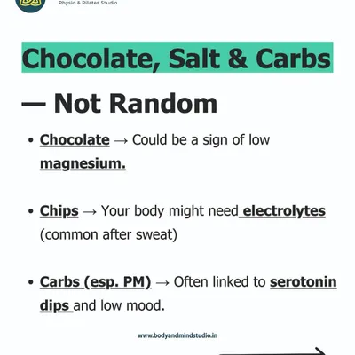 Your cravings are not random. A desire for chocolate could signal a magnesium deficiency, while a craving for chips might mean your body needs electrolytes. Understanding this is the first step to addressing the root need.