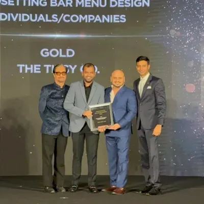 A moment of immense pride as our founders accept the Gold award at the WeddingSutra Influencer Awards 2025. This marked our third consecutive win, a hat-trick of excellence.