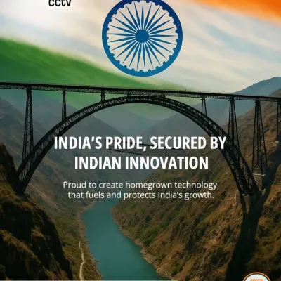 The Chenab Bridge is not just an engineering marvel; it is India's pride. I am honored to secure this iconic structure with homegrown innovation, deploying rugged, reliable surveillance technology that protects our nation's growth and heritage.