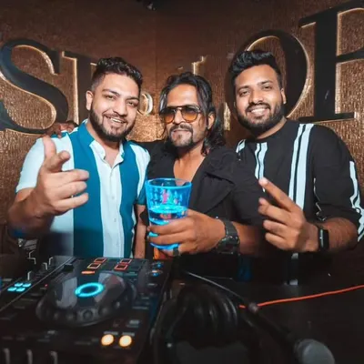 Sharing the console with talented artists is always a highlight. Here's a great moment with friends at House of Lords, my resident club. We're always pushing the vibe to the next level together.
