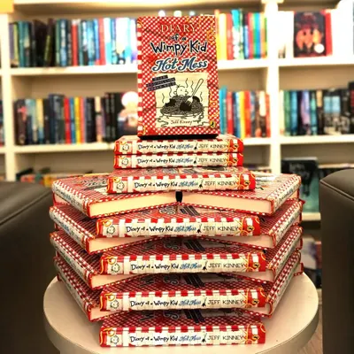 The latest 'Diary of a Wimpy Kid: Hot Mess' is here! We've stacked them high for all the Greg Heffley fans.