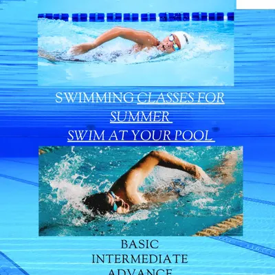 My service is designed for convenience and flexibility. I offer at-home swimming lessons for adults and children, covering everything from beginner basics to advanced stroke work. Special summer programs are also available to help you meet your swimming goals.