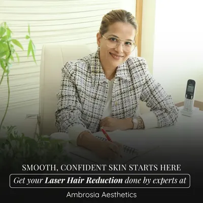 Smooth, confident skin starts here, in my clinic. As an expert in laser hair reduction, I believe in creating a comfortable and professional environment where we can work together to achieve your goals. It all begins with a conversation.