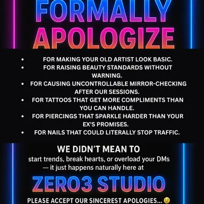 We'd like to formally apologize for being this good. It just happens naturally here at Zero3 Studio. Please accept our sincerest apologies for the accidental perfection.