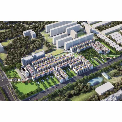 The complete master plan for Flora Avenue in Sohna, showcasing the strategic layout of over 600 apartments. Our urban design principles focus on creating interconnected green spaces and pedestrian-friendly pathways to build a sustainable and socially vibrant community.
