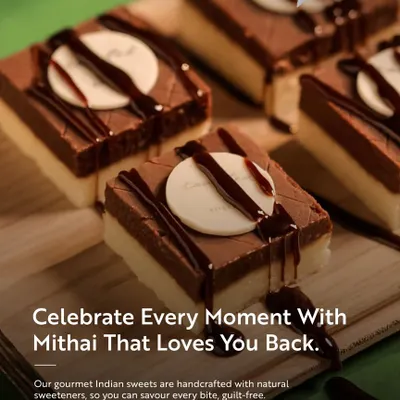 Celebrate every moment with mithai that loves you back. These gourmet Indian sweets from Roseate are handcrafted with natural sweeteners, so you can savour every bite, guilt-free.