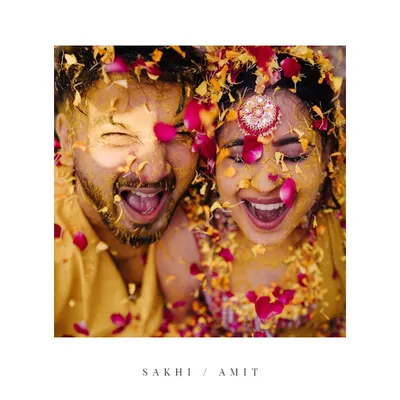 The aftermath of a joyful Haldi. This is what pure, unadulterated happiness looks like. I love capturing these moments of unrestrained laughter and celebration.