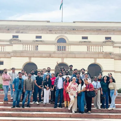 A memorable trip with my Judiciary Gold Delhi students to the Nehru Planetarium. Learning is important, but so is building a strong, supportive community. Here we are, in front of a historic building with the Indian flag flying high.