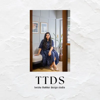 Twisha Thakker Design Studio (TTDS) was founded in 2019 to create aesthetic, beautiful, and functional spaces. We believe good design should make you feel happy and warm, and we bring that belief to every residential, commercial, and hospitality project we undertake.