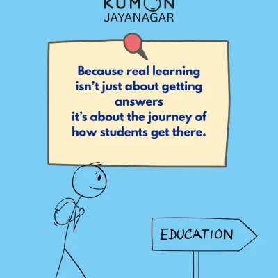 This simple illustration captures the essence of our philosophy. Real learning isn't about memorizing answers; it's about developing the skills and mindset to find the answers for yourself.
