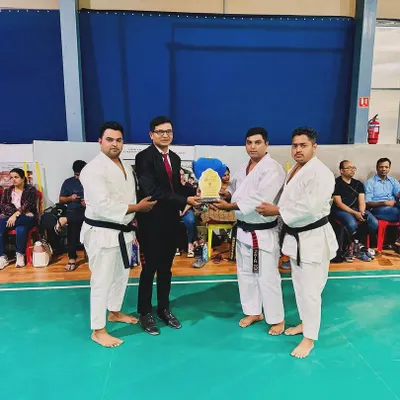 It was an honour to have Mr. Muktikant, the sports manager of Legacy School, as our guest of honour for the belt exam at Play Arena.