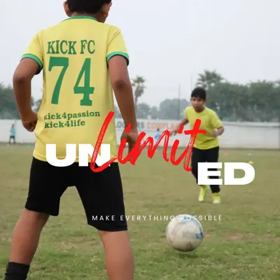Unlimited potential. We encourage our players to believe in themselves and make everything possible through hard work and dedication.