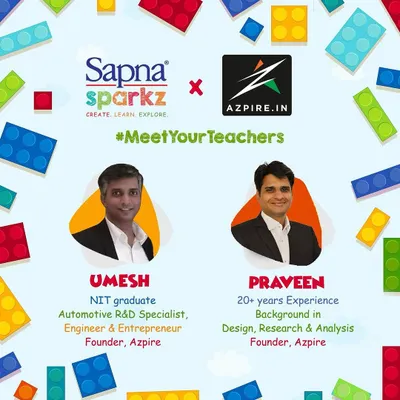 Meet the experts behind the fun! This post introduces Umesh and Praveen, the founders of Azpire and our mentors for the Lego Mindgym Workshop. With backgrounds in engineering and design, they nurture young minds through productive play.