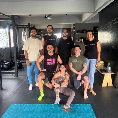 Dragged a bunch of people to do the Murph challenge. It was brutal and beautiful. Grateful for everyone who joined in this sweet, shared suffering. This is what community is about.