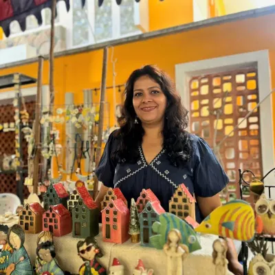 Here I am at the Hyderabad Potter's Market with my Pop Art collection. I was so happy to see my efforts recognized, and I'm grateful for the amazing response to this new theme.