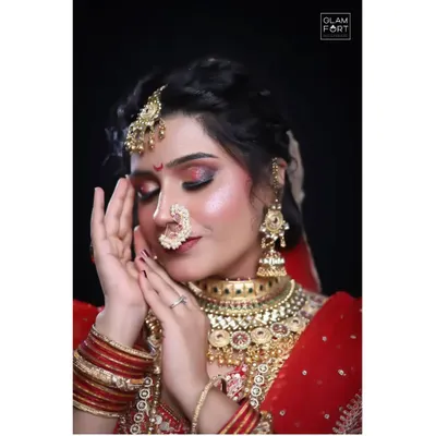 The artistry of my students always amazes me. This is a beautiful bridal look created during one of our classes, showing their skill in blending and creating a harmonious look.
