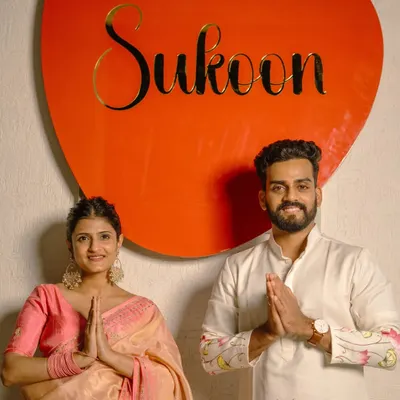 The proud homeowners of 'Sukoon', which means peace. Naming a home is a beautiful process, and we were honored to bring their vision of a peaceful sanctuary to life.