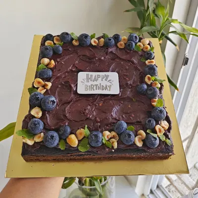 This cake proves that dietary restrictions don't mean you have to miss out. It's a rich and moist chocolate cake that is completely gluten-free, sugar-free, and dairy-free, made with almond and ragi flour and sweetened with dates.
