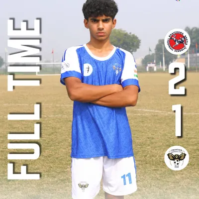 Full time result from a tough final in the RF Youth Sports league. A hard-fought 2-1 victory.