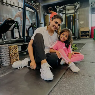 What children see, they repeat. My 4-year-old workout partner is learning the importance of movement by watching me. Let's lead by example and raise a generation that grows strong, inside and out.