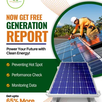 Is your system performing at its best? We provide a free generation report that includes a thorough performance check, monitoring data analysis, and hot spot prevention to help you get up to 65% more power from your panels.
