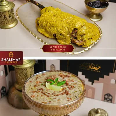 For a premium feast after a fast, we offer regal dishes like Shahi Sauda Peshawari and a rich, slow-cooked Mutton Haleem as part of our special Ramadan and Iftar menus.