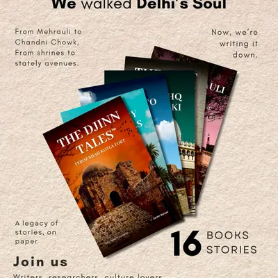 We walked Delhi's soul. Now, we're writing it down. We are turning our 16 most iconic walks into 16 unforgettable books, creating a written archive of Delhi's living history.