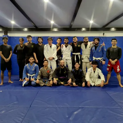 "My opponent is my teacher, my ego is my Enemy." A group shot after a tough Gi session, where everyone learned something new.