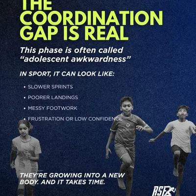 During growth spurts, many young athletes experience a "coordination gap," leading to slower sprints and messy footwork. This is a normal part of growing into a new body, and it requires patience and specific training.