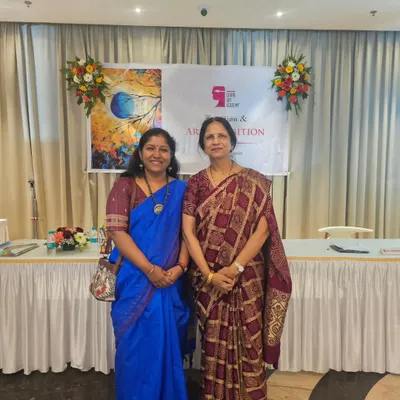 I was so honored to be recognized for my journey as an educator. My own mentor, Preeta Madam, has been a huge inspiration, and I strive to guide my students with the same dedication she has shown me.