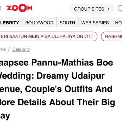 Feeling so grateful. I'm thrilled to announce that I choreographed the wedding of Taapsee Pannu and Mathias Boe. It was an amazing experience planning and executing the entire sangeet.