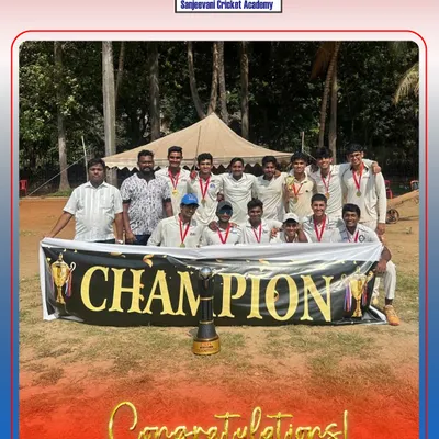Our U-19 team celebrating their decisive 10-wicket victory to become champions of the CNPL U-19 Cricket Tournament. A dominant performance from our boys.