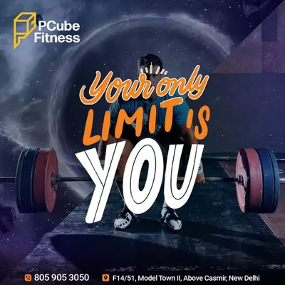 Your only limit is you. This graphic is a reminder to break through your self-imposed barriers and reach for your true potential.
