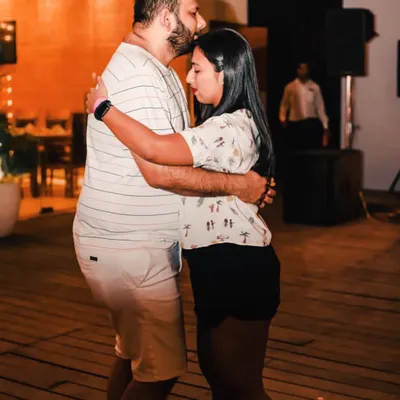 Sometimes the best moments are the quiet ones. This is a beautiful Kizomba dance, which is all about a close connection and feeling the music together. It shows that any style of dance is a great way to connect.