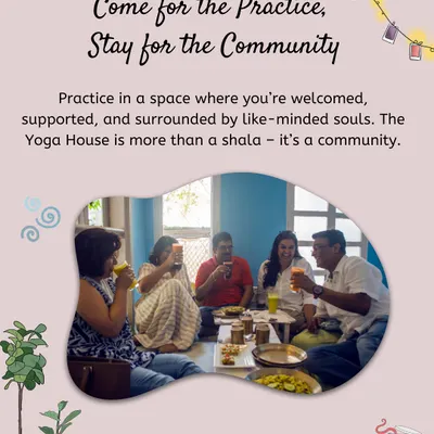 Come for the practice, stay for the community. We believe in creating a space where you feel welcomed, supported, and surrounded by like-minded souls on a shared journey of wellness.