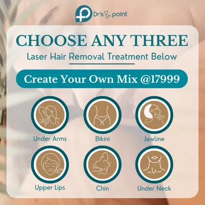To make treatments more accessible, I offer this "Create Your Own Mix" package. You can choose any three popular treatment areas for a single, affordable price, giving you the flexibility to target the areas that matter most to you.