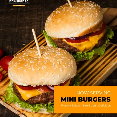 Introducing my new Mini Burgers, perfect for parties and casual events. Served on freshly baked, sesame-topped buns, these bite-sized treats are a delicious and fun addition to any menu.