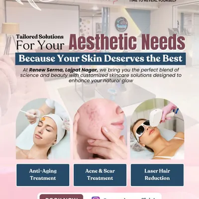 We offer tailored solutions for all your aesthetic needs, because your skin deserves the best. This includes anti-aging treatments, acne and scar treatments, and laser hair reduction.