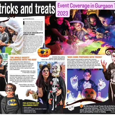 Here's a look at our Halloween event featured in the Gurgaon Times. I am so proud of the community we've built and the happy, spooky memories we create together every year.