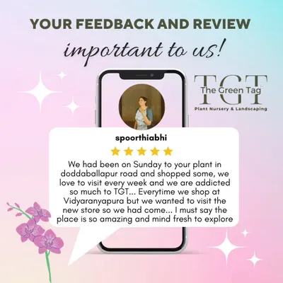 We are so thrilled to hear from happy customers like Spoorthiabhi. It's wonderful to know that our new nursery is already becoming a favorite spot for plant lovers to visit and explore.