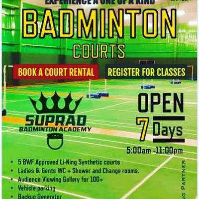Whether you want to book a court for a quick game or register for regular classes, we have options for everyone. Our courts are open 7 days a week.