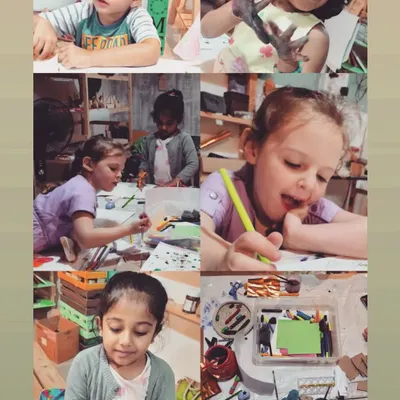 We had such a fun time at the studio today! Little rainbows, painted hands, and happy hearts. Our workshops are open for kids as young as three to come and paint their hearts out.
