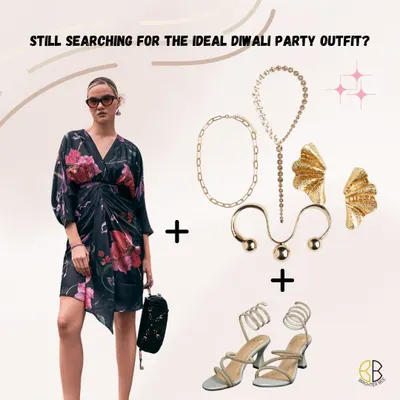 Still searching for the perfect Diwali party outfit? I can help you create a stunning last-minute look by styling statement pieces, mixing and matching items you already own, and adding the right accessories for that instant festive glam.