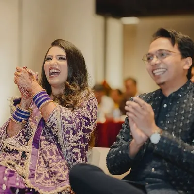 Capturing the genuine reactions of the bride and groom is what it's all about. Their laughter and joy while watching their loved ones perform is the best reward for any anchor.