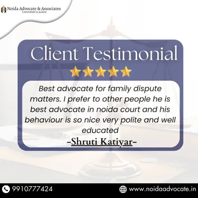 This client testimonial highlights my effectiveness in family dispute matters and my polite and well-educated approach. I am grateful for such kind words and referrals.