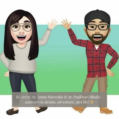 Hi, we're Architect Arjun Marwaha and Architect Pankhuri Bhatia. We're partners in design, adventure, and life, and we're so glad to share our journey with you.