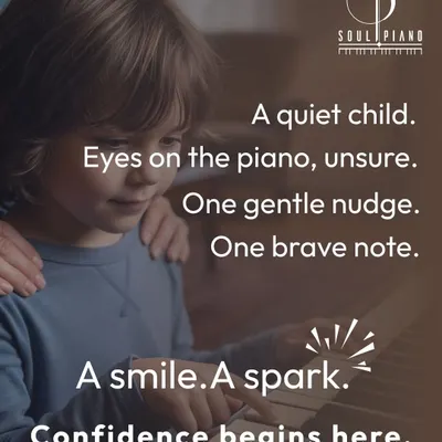 Confidence begins here. I focus on creating small wins, like playing one brave note, that build a child's self-belief. This confidence extends far beyond the piano lesson.
