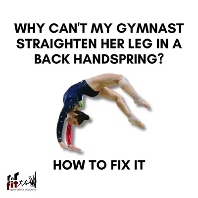 Why can't my gymnast straighten her legs in a back handspring? This series explains the common issue and provides practical solutions, showcasing our deep understanding of gymnastics biomechanics.