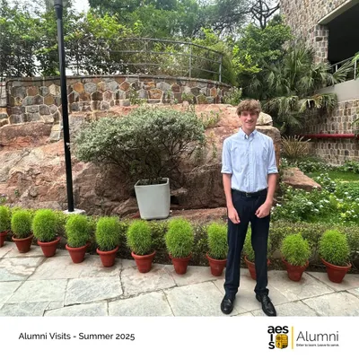 Summer at AES isn't complete without alumni visits. It is always special when former students return to campus to reconnect, share their journeys, and fill our halls with smiles and stories.